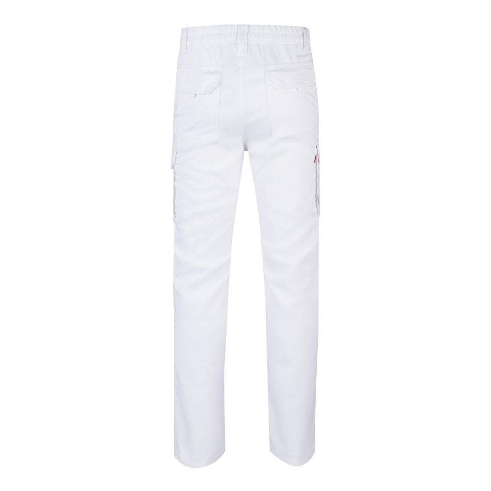 VL LUGH. Pantaloni elasticizzati con diverse tasche (240g/m²), in cotone (46%), EME (38%) e poliestere (16%)