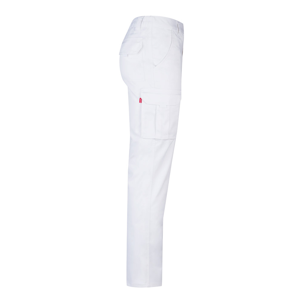VL LUGH. Pantaloni elasticizzati con diverse tasche (240g/m²), in cotone (46%), EME (38%) e poliestere (16%)