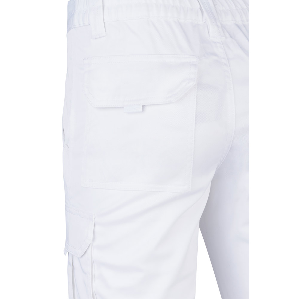VL LUGH. Pantaloni elasticizzati con diverse tasche (240g/m²), in cotone (46%), EME (38%) e poliestere (16%)