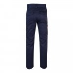 VL LUGH. Cal&ccedil;as stretch multibolsos (240g/m&sup2;) em algod&atilde;o (46%), EME (38%) e poli&eacute;ster (16%) - Azul marinho