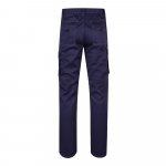 VL PAN. Pantaloni stretch cu buzunare multiple (290 g/m&sup2;), din bumbac (46%), EME (38%) și poliester (16%) - Albastru