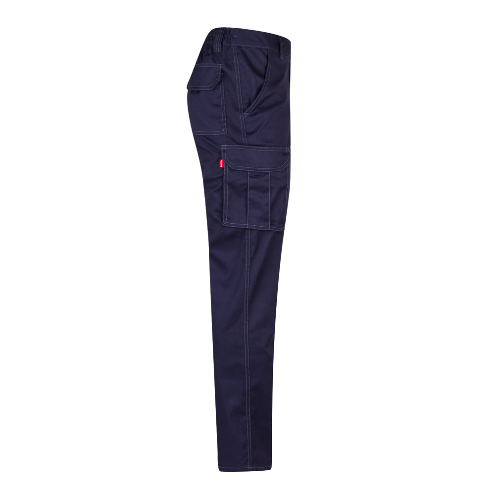 VL PAN. Pantaloni elasticizzati con diverse tasche (290g/m²), in cotone (46%), EME (38%) e poliestere (16%)