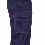 VL PAN. Pantaloni stretch cu buzunare multiple (290 g/m&sup2;), din bumbac (46%), EME (38%) și poliester (16%) - Albastru