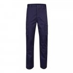 VL PAN. Pantaloni stretch cu buzunare multiple (290 g/m&sup2;), din bumbac (46%), EME (38%) și poliester (16%) - Albastru