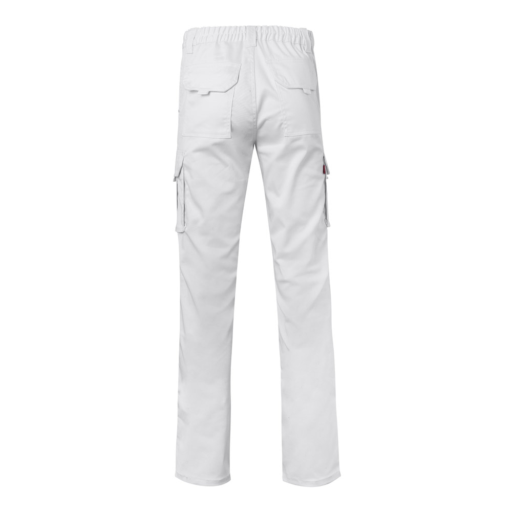 VL PAN. Pantaloni elasticizzati con diverse tasche (290g/m²), in cotone (46%), EME (38%) e poliestere (16%)