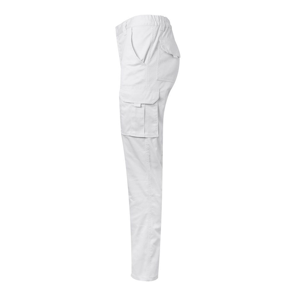 VL PAN. Pantaloni elasticizzati con diverse tasche (290g/m²), in cotone (46%), EME (38%) e poliestere (16%)