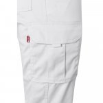 VL PAN. Pantaloni stretch cu buzunare multiple (290 g/m&sup2;), din bumbac (46%), EME (38%) și poliester (16%) - Alb