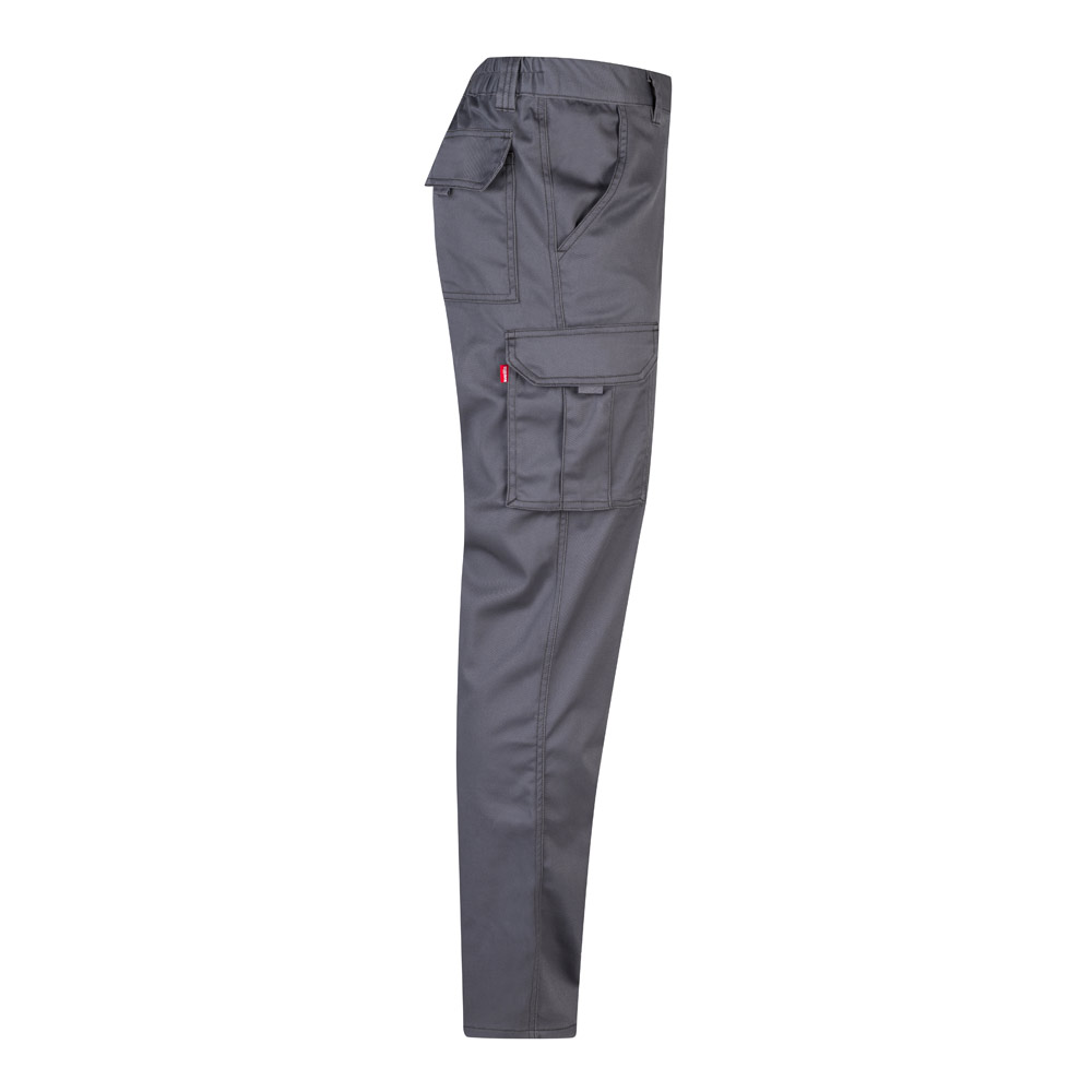 VL PAN. Pantaloni elasticizzati con diverse tasche (290g/m²), in cotone (46%), EME (38%) e poliestere (16%)