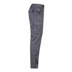 VL PAN. Pantaloni stretch cu buzunare multiple (290 g/m&sup2;), din bumbac (46%), EME (38%) și poliester (16%) - Gri