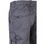 VL PAN. Pantaloni stretch cu buzunare multiple (290 g/m&sup2;), din bumbac (46%), EME (38%) și poliester (16%) - Gri