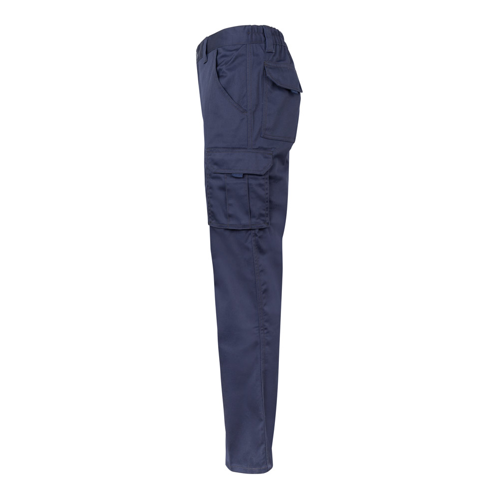 VL PAN. Pantaloni elasticizzati con diverse tasche (290g/m²), in cotone (46%), EME (38%) e poliestere (16%)