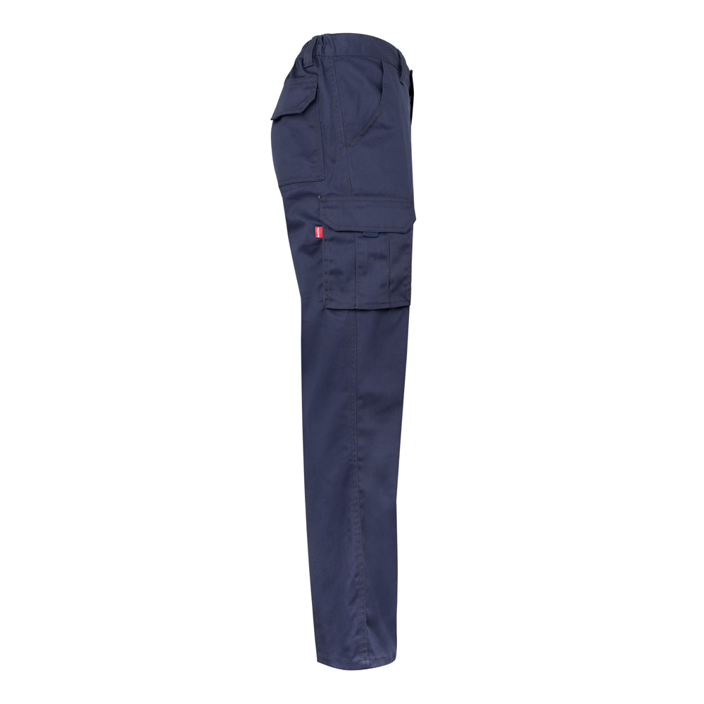 VL PAN. Pantaloni elasticizzati con diverse tasche (290g/m²), in cotone (46%), EME (38%) e poliestere (16%)