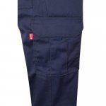 VL PAN. Pantaloni stretch cu buzunare multiple (290 g/m&sup2;), din bumbac (46%), EME (38%) și poliester (16%) - Albastru marin