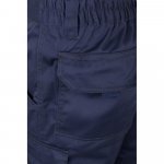 VL PAN. Pantaloni stretch cu buzunare multiple (290 g/m&sup2;), din bumbac (46%), EME (38%) și poliester (16%) - Albastru marin
