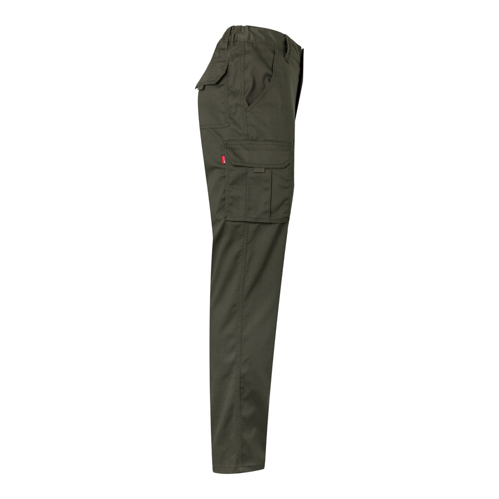 VL PAN. Pantaloni elasticizzati con diverse tasche (290g/m²), in cotone (46%), EME (38%) e poliestere (16%)