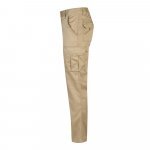 VL PAN. Pantaloni stretch cu buzunare multiple (290 g/m&sup2;), din bumbac (46%), EME (38%) și poliester (16%) - Natural deschis