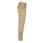 VL PAN. Pantaloni stretch cu buzunare multiple (290 g/m&sup2;), din bumbac (46%), EME (38%) și poliester (16%) - Natural deschis