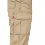 VL PAN. Pantaloni stretch cu buzunare multiple (290 g/m&sup2;), din bumbac (46%), EME (38%) și poliester (16%) - Natural deschis