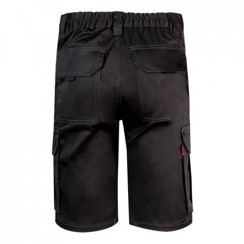 VL HEBE. Разтегателни бермуди с много джобове (240 г/м&sup2;), от памук (46%), ЕМЕ (38%) и полиестер (16%) - черно