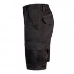 VL HEBE. Разтегателни бермуди с много джобове (240 г/м&sup2;), от памук (46%), ЕМЕ (38%) и полиестер (16%) - черно