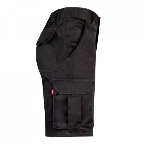 VL HEBE. Разтегателни бермуди с много джобове (240 г/м&sup2;), от памук (46%), ЕМЕ (38%) и полиестер (16%) - черно