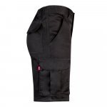 VL HEBE. Разтегателни бермуди с много джобове (240 г/м&sup2;), от памук (46%), ЕМЕ (38%) и полиестер (16%) - черно