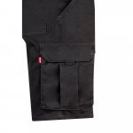 VL HEBE. Разтегателни бермуди с много джобове (240 г/м&sup2;), от памук (46%), ЕМЕ (38%) и полиестер (16%) - черно