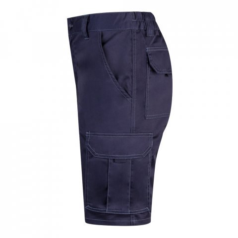 VL HEBE. Разтегателни бермуди с много джобове (240 г/м&sup2;), от памук (46%), ЕМЕ (38%) и полиестер (16%) - Син