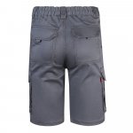 VL HEBE. Разтегателни бермуди с много джобове (240 г/м&sup2;), от памук (46%), ЕМЕ (38%) и полиестер (16%) - сив