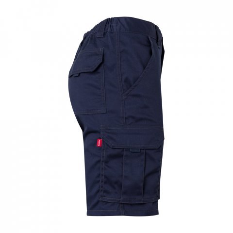 VL HEBE. Разтегателни бермуди с много джобове (240 г/м&sup2;), от памук (46%), ЕМЕ (38%) и полиестер (16%) - тъмносин