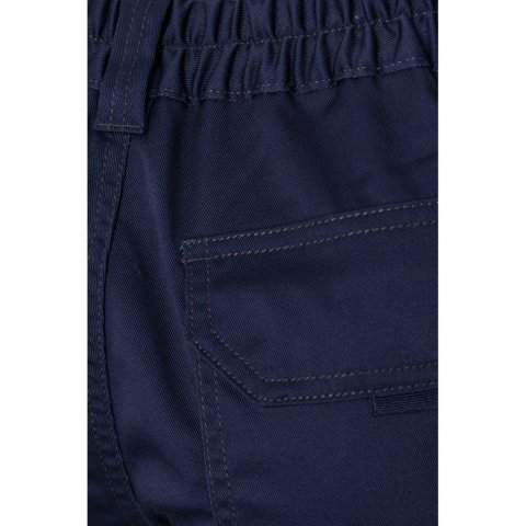 VL HEBE. Разтегателни бермуди с много джобове (240 г/м&sup2;), от памук (46%), ЕМЕ (38%) и полиестер (16%) - тъмносин