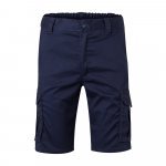 VL HEBE. Разтегателни бермуди с много джобове (240 г/м&sup2;), от памук (46%), ЕМЕ (38%) и полиестер (16%) - тъмносин