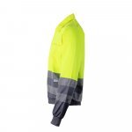 VL NEPTUNE LARGE. Двуцветно сако от плат (210 g/m&sup2;) от полиестер (80%) и памук (20%) - сив/жълт