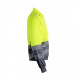 VL NEPTUNE LARGE. Двуцветно сако от плат (210 g/m&sup2;) от полиестер (80%) и памук (20%) - сив/жълт