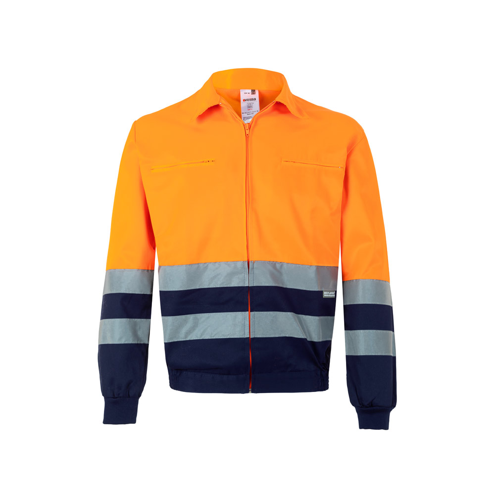 VL NEPTUNE LARGE. Giacca in twill bicolore (210g/m²) in poliestere (80%) e cotone (20%)