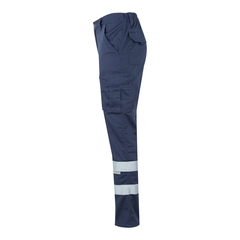 VL DIONYSUS. Pantaloni elasticizzati con diverse tasche (240g/m²), in cotone (46%), EME (38%) e poliestere (16%)