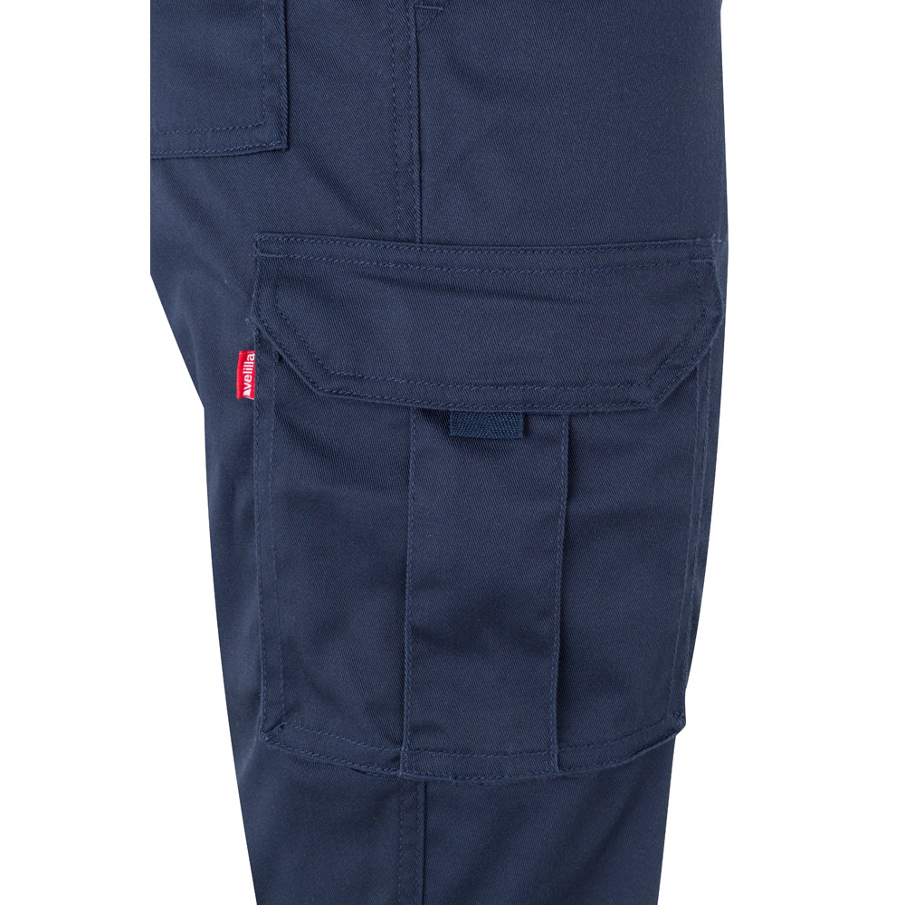 VL DIONYSUS. Pantaloni elasticizzati con diverse tasche (240g/m²), in cotone (46%), EME (38%) e poliestere (16%)