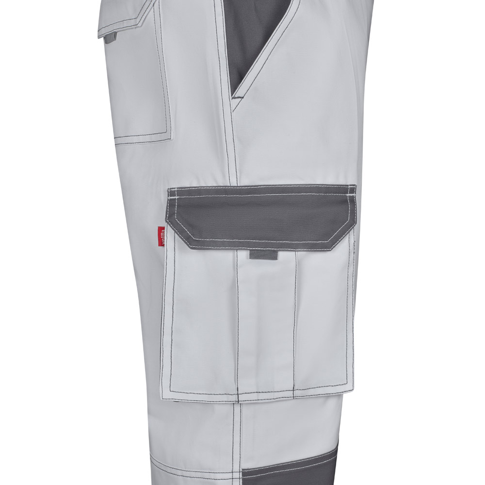 VL NJORD. Pantaloni in twill bicolore con diverse tasche (240g/m²), in cotone (35%) e poliestere (65%)