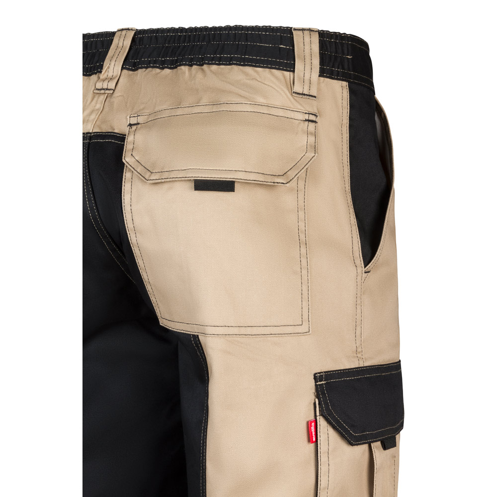 VL NJORD. Pantaloni in twill bicolore con diverse tasche (240g/m²), in cotone (35%) e poliestere (65%)