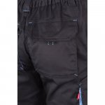 VL FIDES. Pantaloni extensibili cu buzunare multiple (240g/m&sup2;), &icirc;n două tonuri, din bumbac (46%), EME (38%) și poliester (16%) - Gri/Albastru deschis