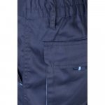 VL FIDES. Pantaloni extensibili cu buzunare multiple (240g/m&sup2;), &icirc;n două tonuri, din bumbac (46%), EME (38%) și poliester (16%) - Albastru/Albastru deschis