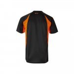 VL SLAYER. Tricou tehnic bicolor bird-eye (160g/m&sup2;), din poliester (100%) - Negru/Portocaliu