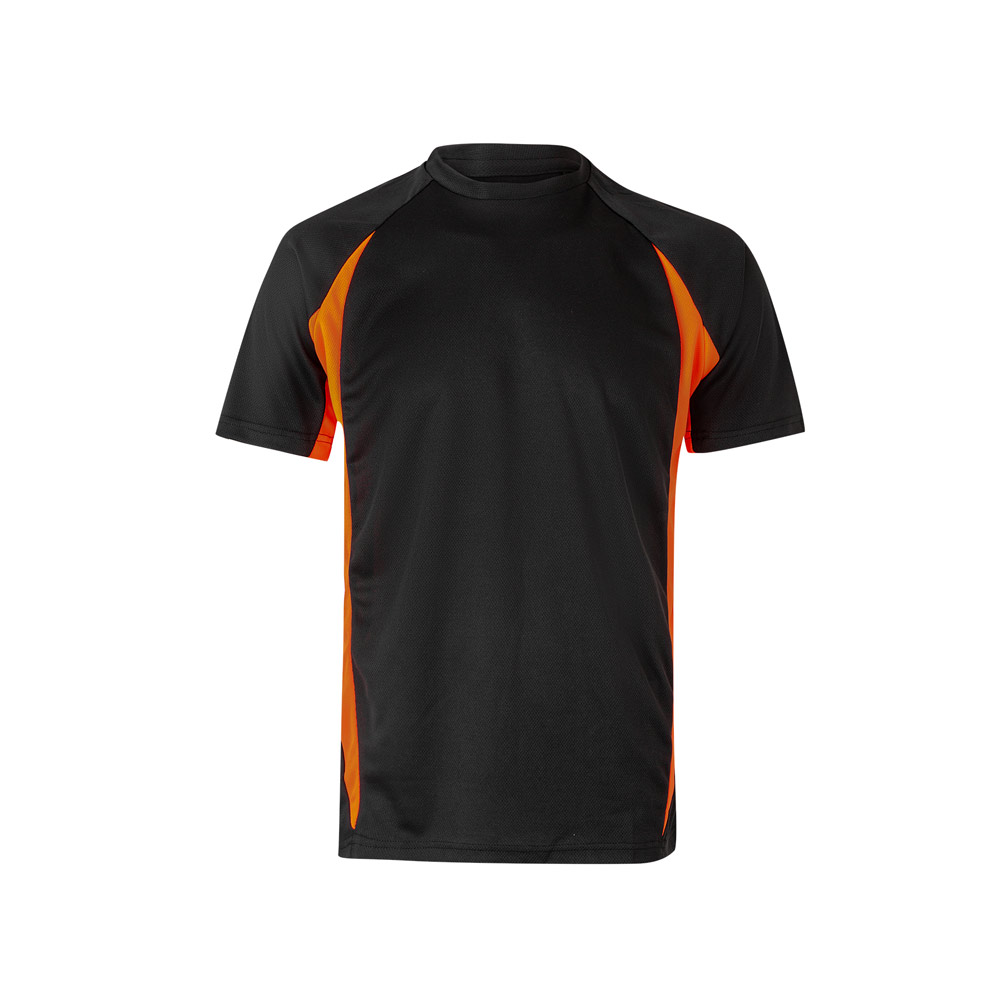 VL SLAYER. T-shirt tecnica bicolore bird-eye (160g/m²), in poliestere (100%)