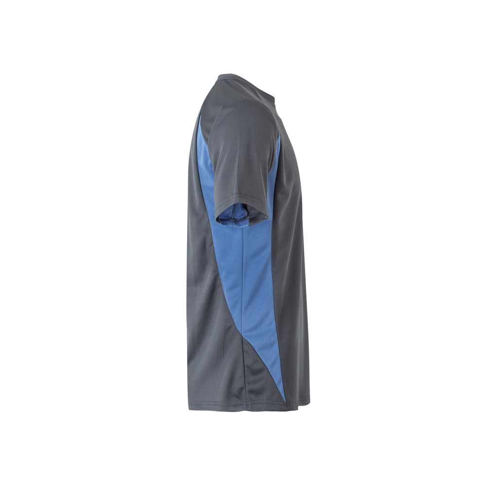 VL SLAYER. T-shirt tecnica bicolore bird-eye (160g/m²), in poliestere (100%)