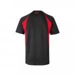 VL SLAYER. Tricou tehnic bicolor bird-eye (160g/m&sup2;), din poliester (100%) - Negru/Roșu