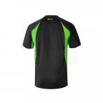 VL SLAYER. Tricou tehnic bicolor bird-eye (160g/m&sup2;), din poliester (100%) - Negru/Verde
