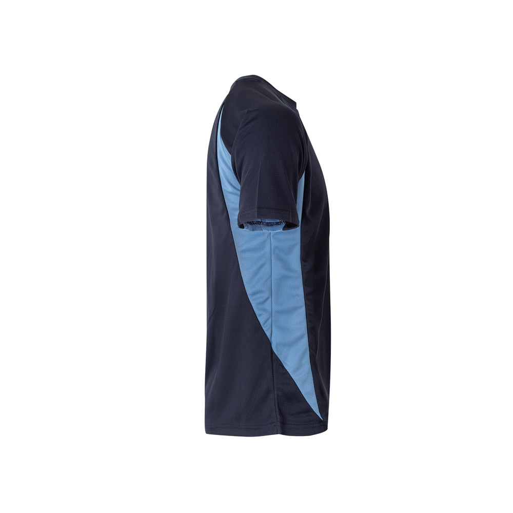 VL SLAYER. T-shirt tecnica bicolore bird-eye (160g/m²), in poliestere (100%)