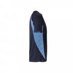 VL SLAYER. Tricou tehnic bicolor bird-eye (160g/m&sup2;), din poliester (100%) - Albastru/Albastru deschis