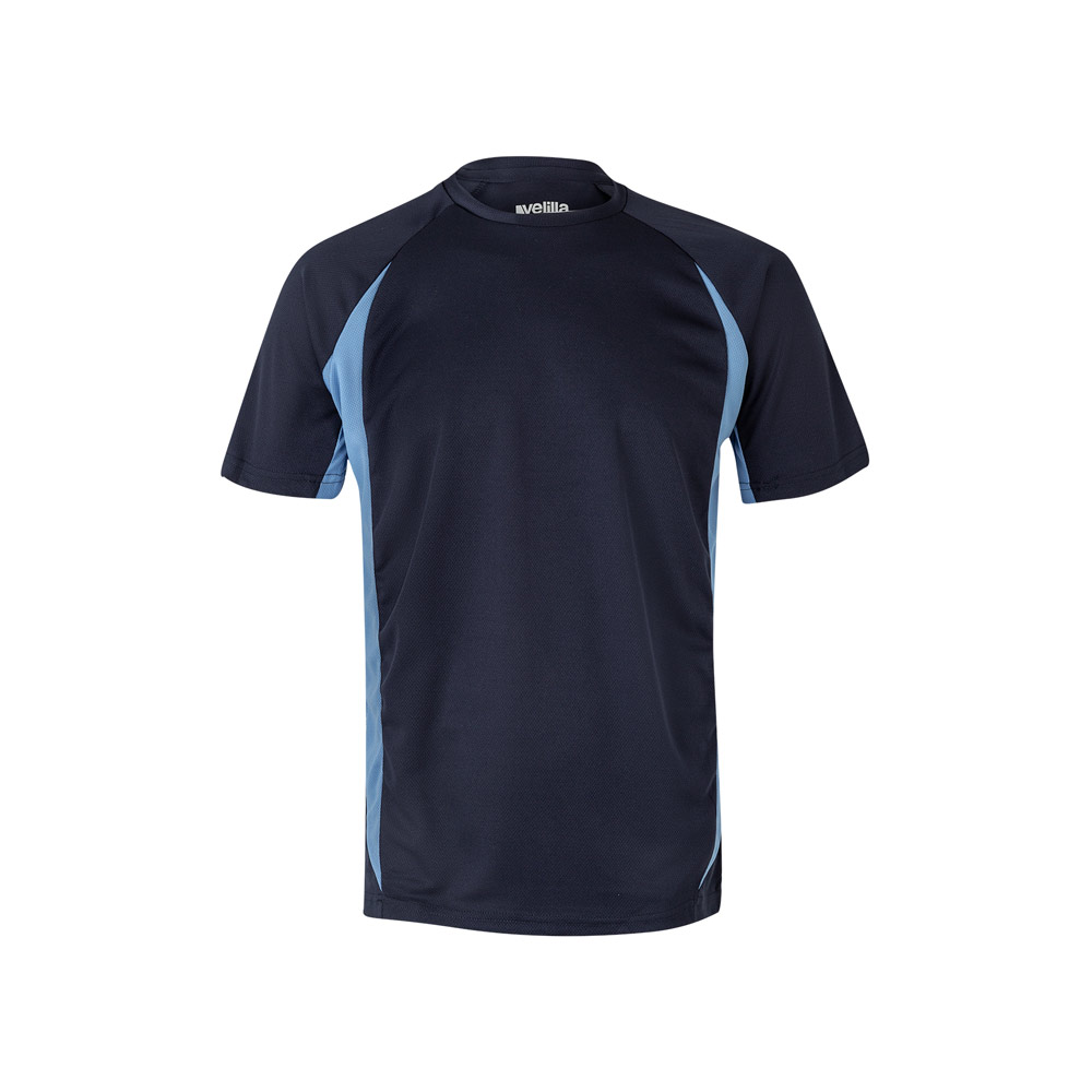 VL SLAYER. T-shirt tecnica bicolore bird-eye (160g/m²), in poliestere (100%)