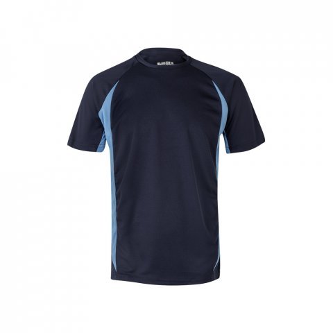 VL SLAYER. Tricou tehnic bicolor bird-eye (160g/m&sup2;), din poliester (100%) - Albastru/Albastru deschis